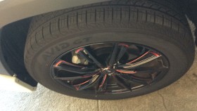 タイヤホイール前