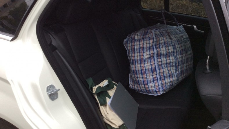 内装後方シート