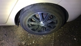 タイヤホイール前