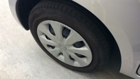 タイヤホイール前