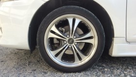 タイヤホイール前