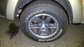 タイヤホイール前