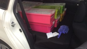 内装後方シート