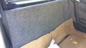 内装後方シート