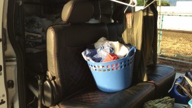 内装後方シート