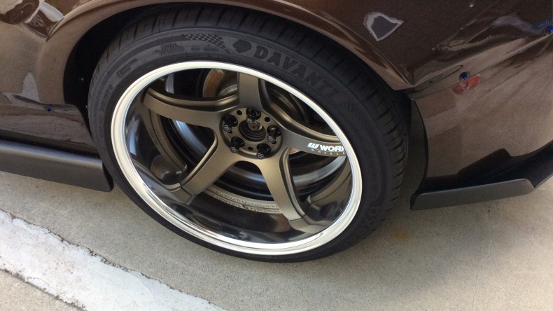 タイヤホイール前