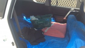 内装後方シート