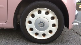 タイヤホイール前