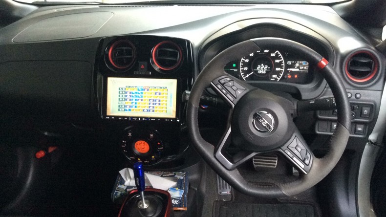 内装インパネ全体