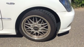 タイヤホイール前